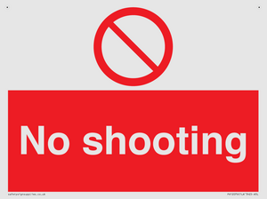 No shooting